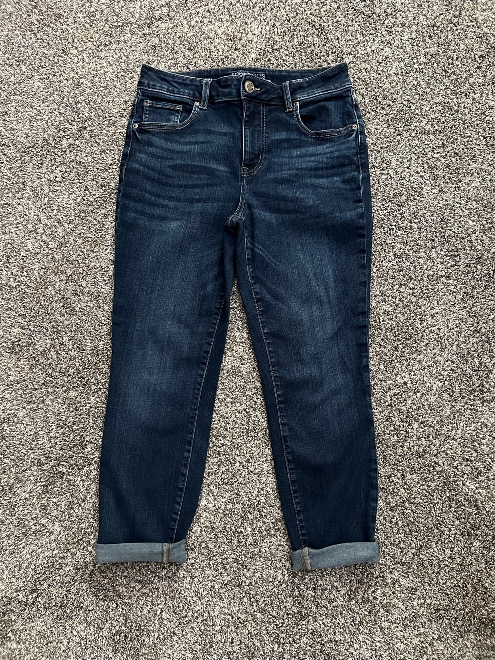 Maurice’s Dark Blue High-Rise Ankle Crop Women's Jeans Size 10